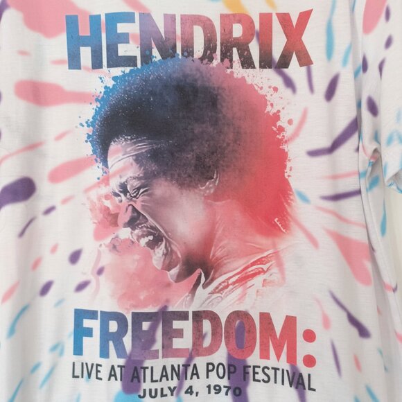 Jimi Hendrix T-Shirt Men Large Tie Dye Authentic Vintage Y2K - Picture 4 of 5